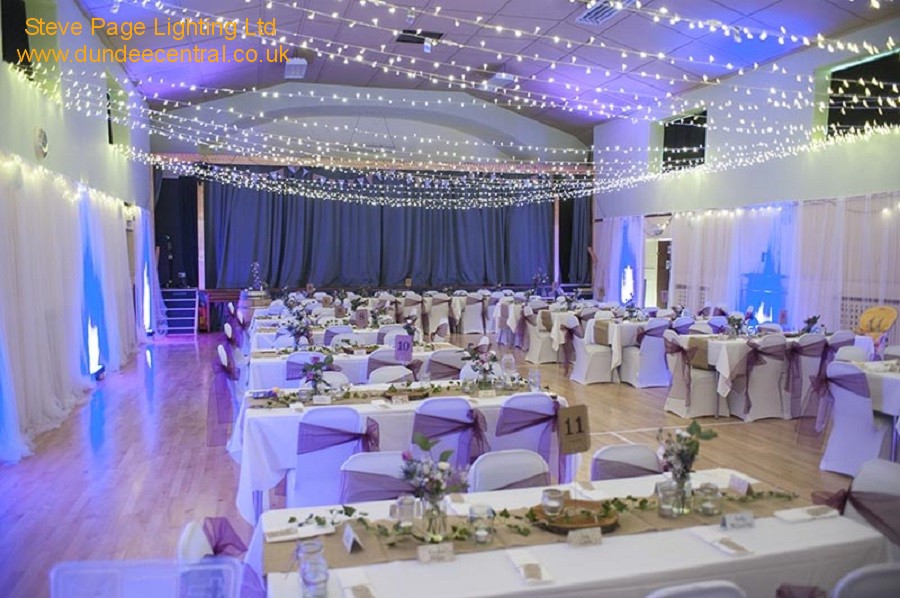 lighting hire at monikie hall